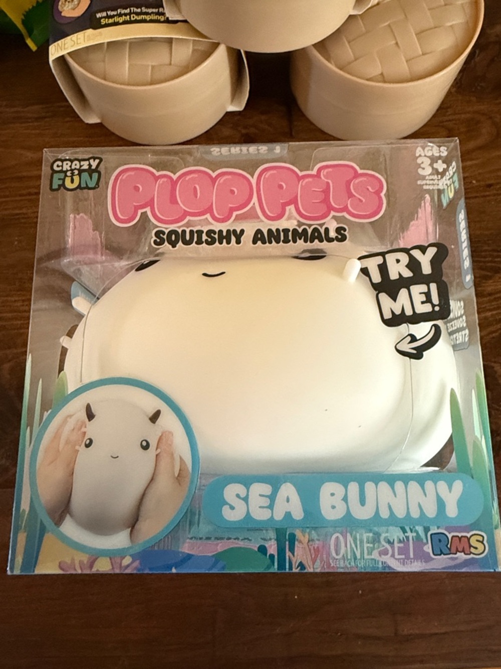 Sea Bunny Squishy Toy - White